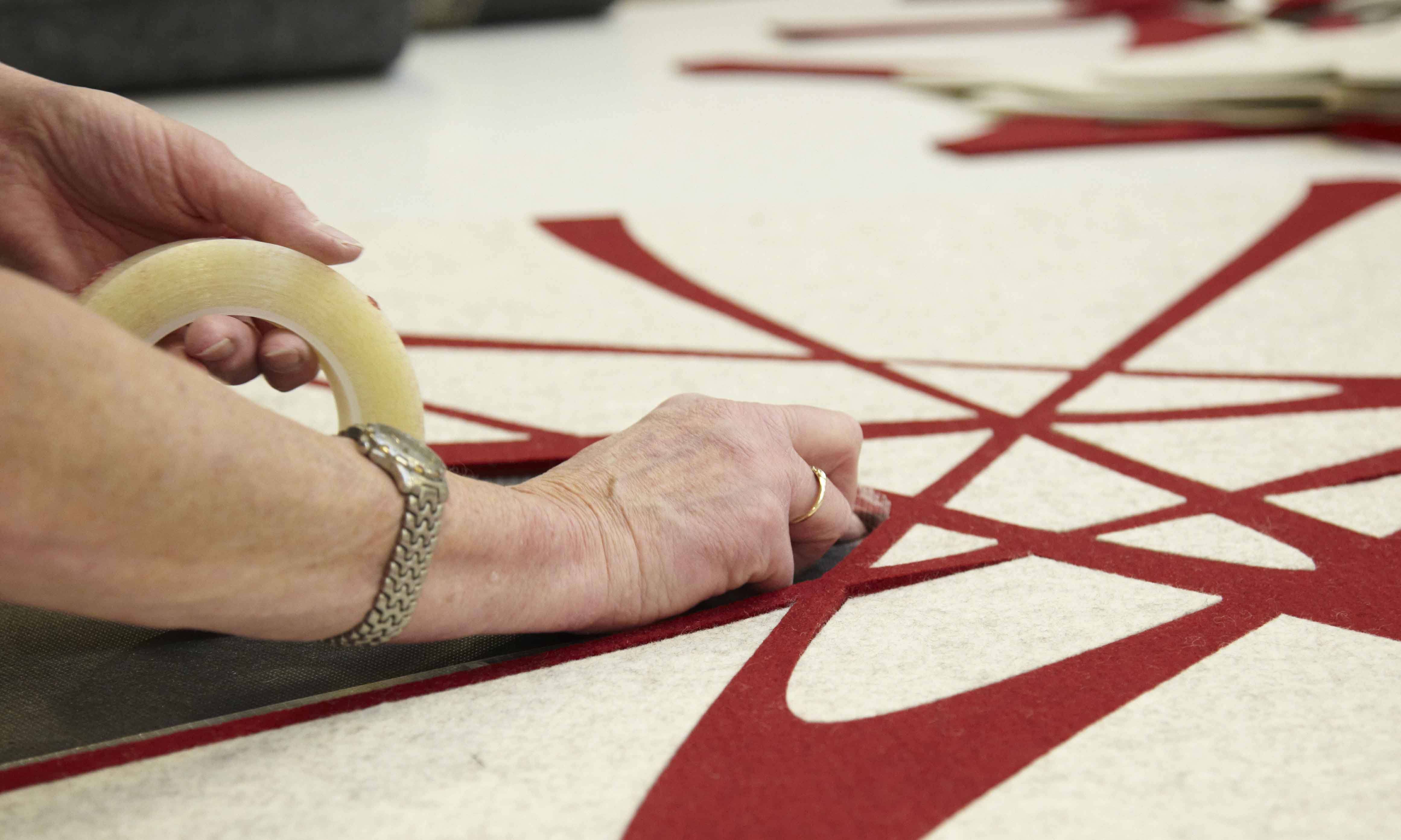 Twister i filt håndværk